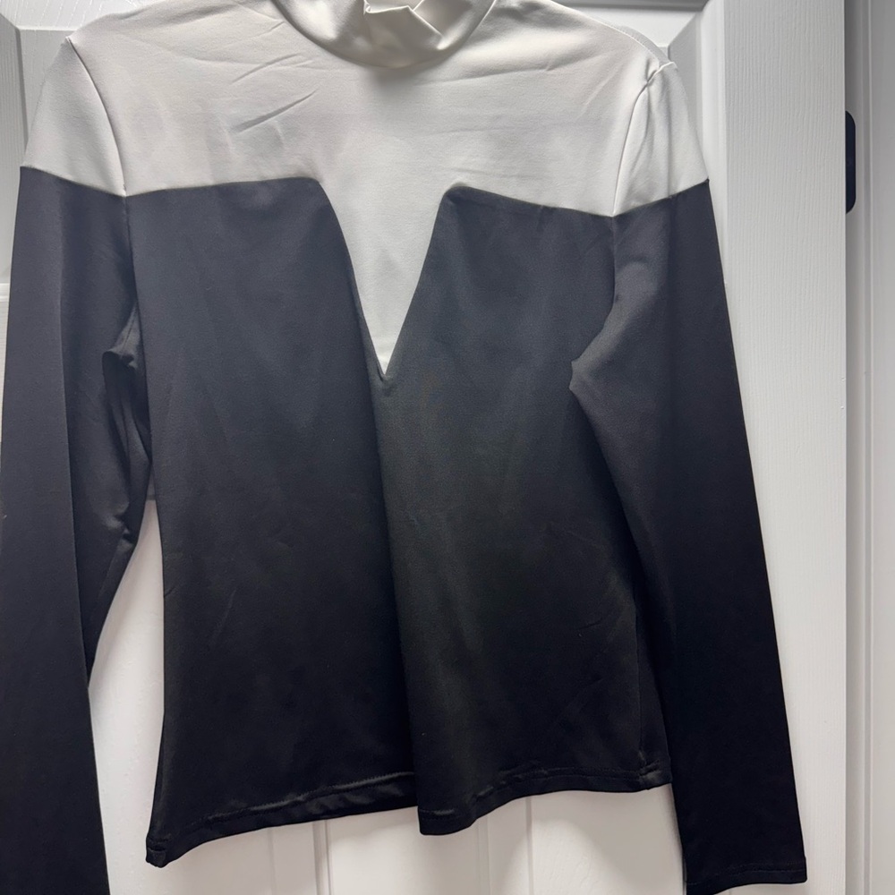 Black and White Women's Top